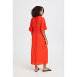 Ihimelda Casual Dress Fiery Red