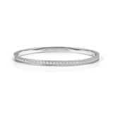 Pretty Bangles White Satinshine – Medium