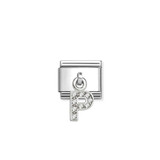 Sterling Silver Letter P - Composable Charm