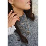 "Go Deo" Infinity Pendant Necklace – Gold