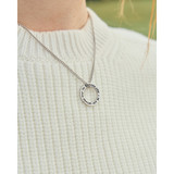 "No Place Like Home" Ireland Map Necklace – Silver