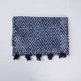 Erin Tassle Scarf – Navy
