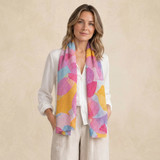 Bethany Pleated Lightweight Scarf – Multicolour