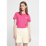 Ihcaminna Short Sleeve T‑Shirt – Very Berry / Mellow Yellow