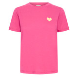 Ihcaminna Short Sleeve T‑Shirt – Very Berry / Mellow Yellow