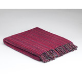 Heritage Tweed Fuchsia Wool Throw