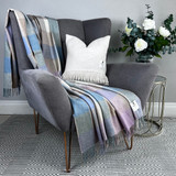 Super Soft Lambswool Coastal Throw