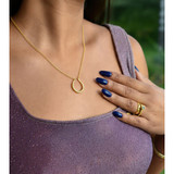 Síoda 9ct Gold Torc Pendant Small