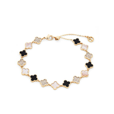 Fleur Multi Motif Bracelet Gold