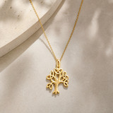 Gold Celtic Tree of Life Necklace