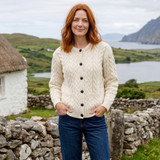 Supersoft Merino Wool Aran Lumber Cardigan
