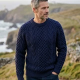 Traditional Hand-Knit Aran Sweater