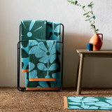 Blue Lagoon Wildflower Hand Towel 