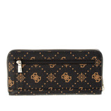 Emelie Logo Wallet - Brown