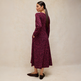 Megan Jersey Dress - Pink Multi