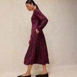 Megan Jersey Dress - Pink Multi