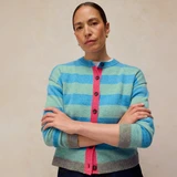 Sansa Stripe Cardi - Blue Multi