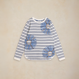 Clara Long Sleeve T-Shirt - White Print