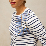Clara Long Sleeve T-Shirt - White Print