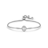 Oval Royaldream Bracelet In Steel and CZ