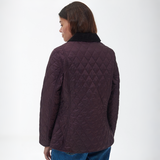 Annandale Quilted Jacket - Black Cherry