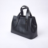 Ayla Satchel Bag - Black
