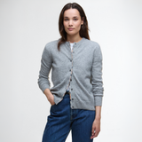 Pendle Knit Cardi - Grey Marl/Birchwood Tartan