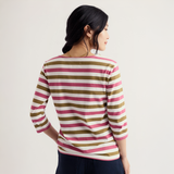 Sailor 3/4 Sleeve Top - Duet Scallion Rosa