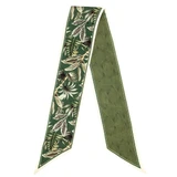 Vegan Silk Foulard - Oilive and Cream Fern