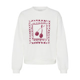 Ihmerella Brushed Shirt - Cloud Dancer/Rhododendron