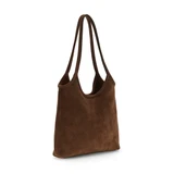 Samantha Suede Mini Tote - Brown