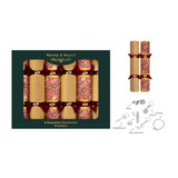 Harvey & Mason 6 Exquisite Handmade Floral Crackers