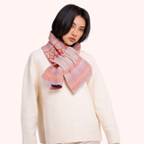 Fair Isle Scarf - Cream Mix