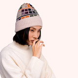Dani Beanie Hat - Damson Mix