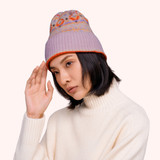 Fair Isle Beanie - Cream Mix