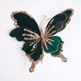 Green Butterfly Clip Decoration