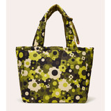 Puffy Reversible Tote - Solid Stem Khaki & Fern 
