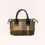 Mini Fielder Handbag - Cubic Check Cocoa 
