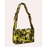 Puffy Reversible Shoulder Bag - Solid Stem Khaki & Fern 