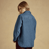 Denim Blue Western Relaxed Fit Shirt