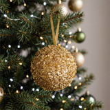 Gold Glitter Bauble