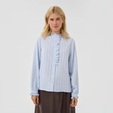 CUarin Blouse – Blue/White Stripe