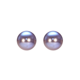 Pink Pearl Stud Earrings