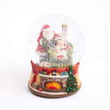 Waiting for Santa Musical Snow Globe