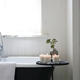 Christmas Trio Candle Gift Set - French Linen, Lemongrass & Ginger, White Pomegranate