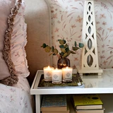 Christmas Trio Candle Gift Set - French Linen, Lemongrass & Ginger, White Pomegranate