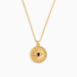 Celestial 'Protected' Gold Plated Pendant