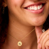 Celestial 'Protected' Gold Plated Pendant