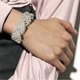 Wear&Style Stainless Steel Pearl Bracelet