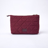 Finola Quilted Wash Bag - Burgundy